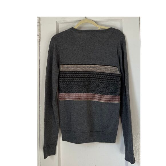 Rag & Bone Sweater Woman's size S  Holland Stripe  pullover pattern Gray - Picture 2 of 10